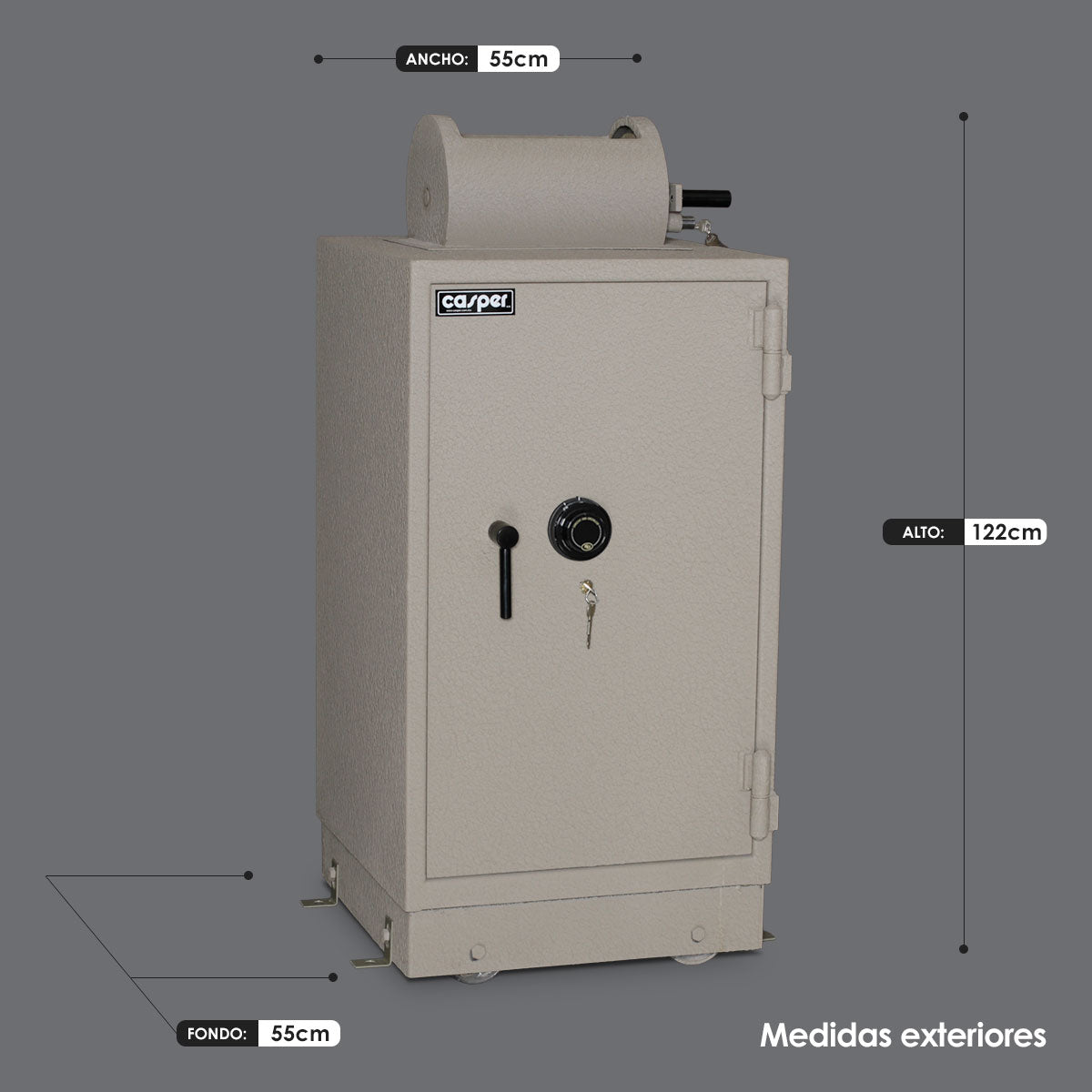 CAJA FUERTE CON BUZÓN ROTATIVO MOD. BR-102 DC