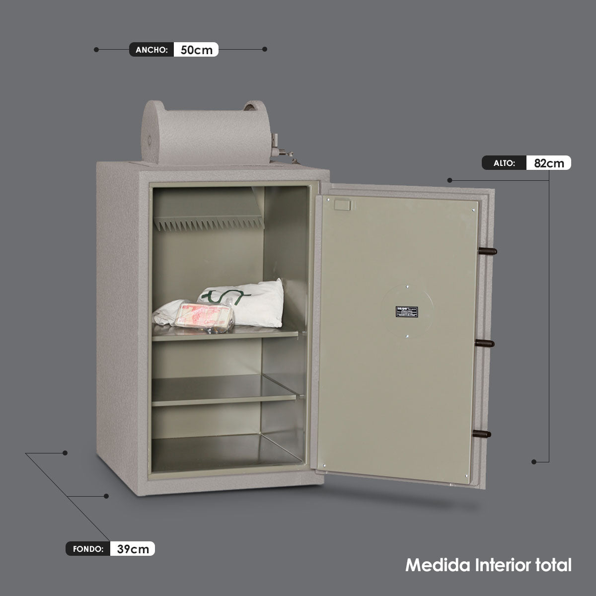 CAJA FUERTE CON BUZÓN ROTATIVO MOD. BR-102 DC