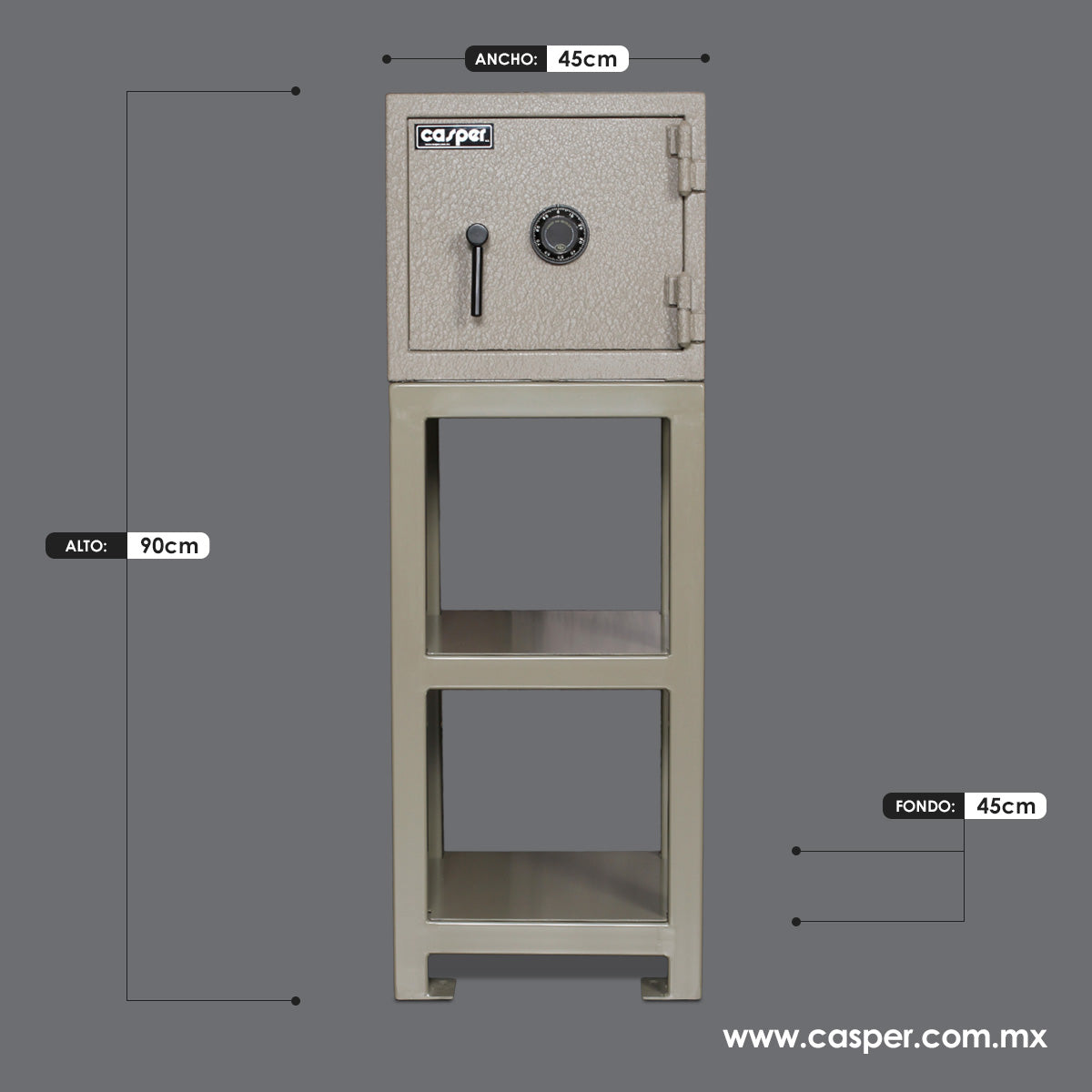MESA PARA CAJA FUERTE MOD. 40 Y CERRADURA ELECTRONICA PARA UG40