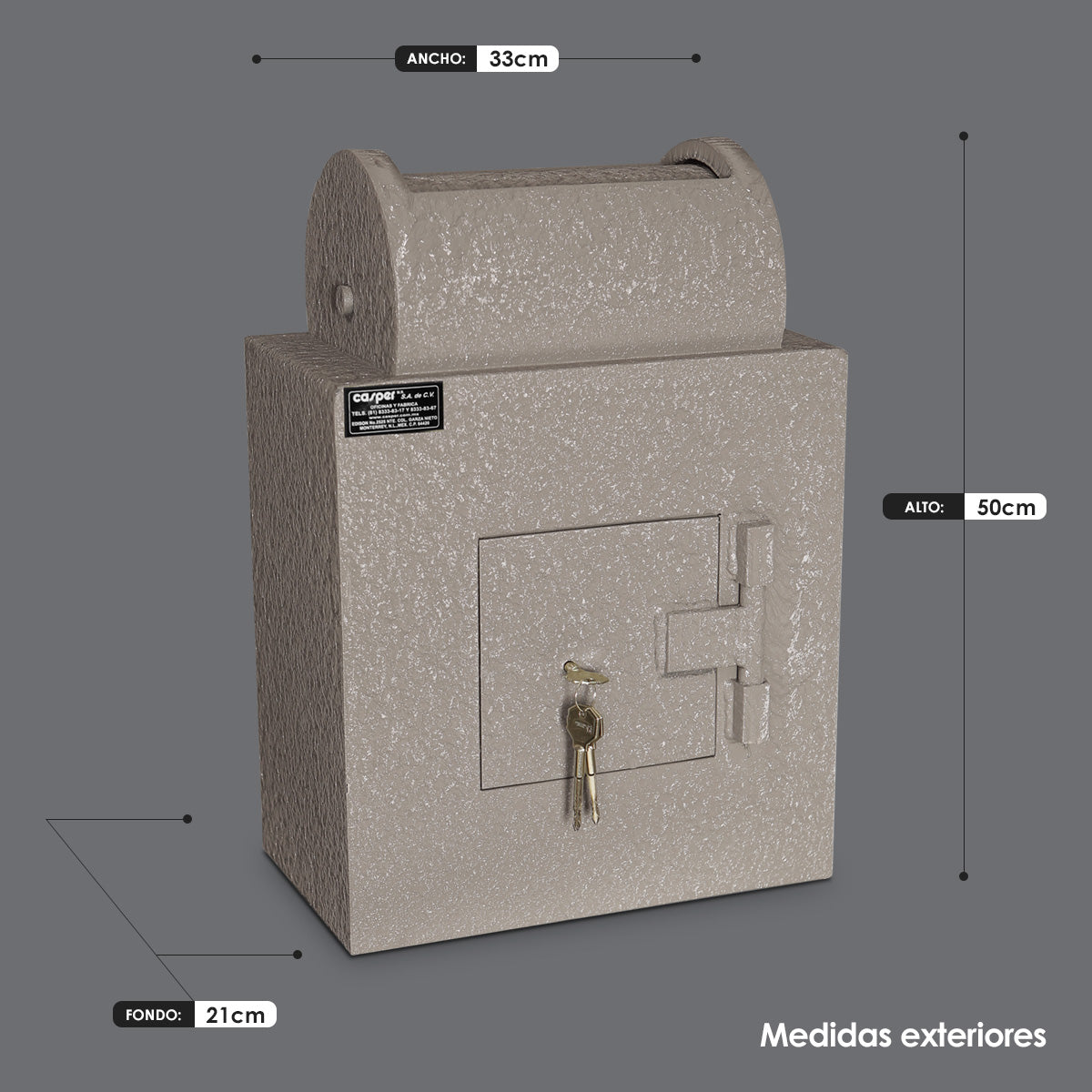 URNA ANTIASALTO VENDING CHICA PARA RECOLECCIÓN