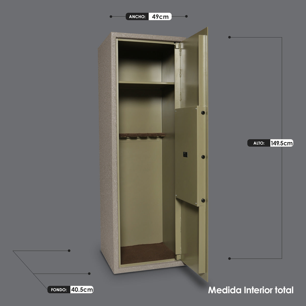 CAJA FUERTE MODELO H150 GA CAL.10