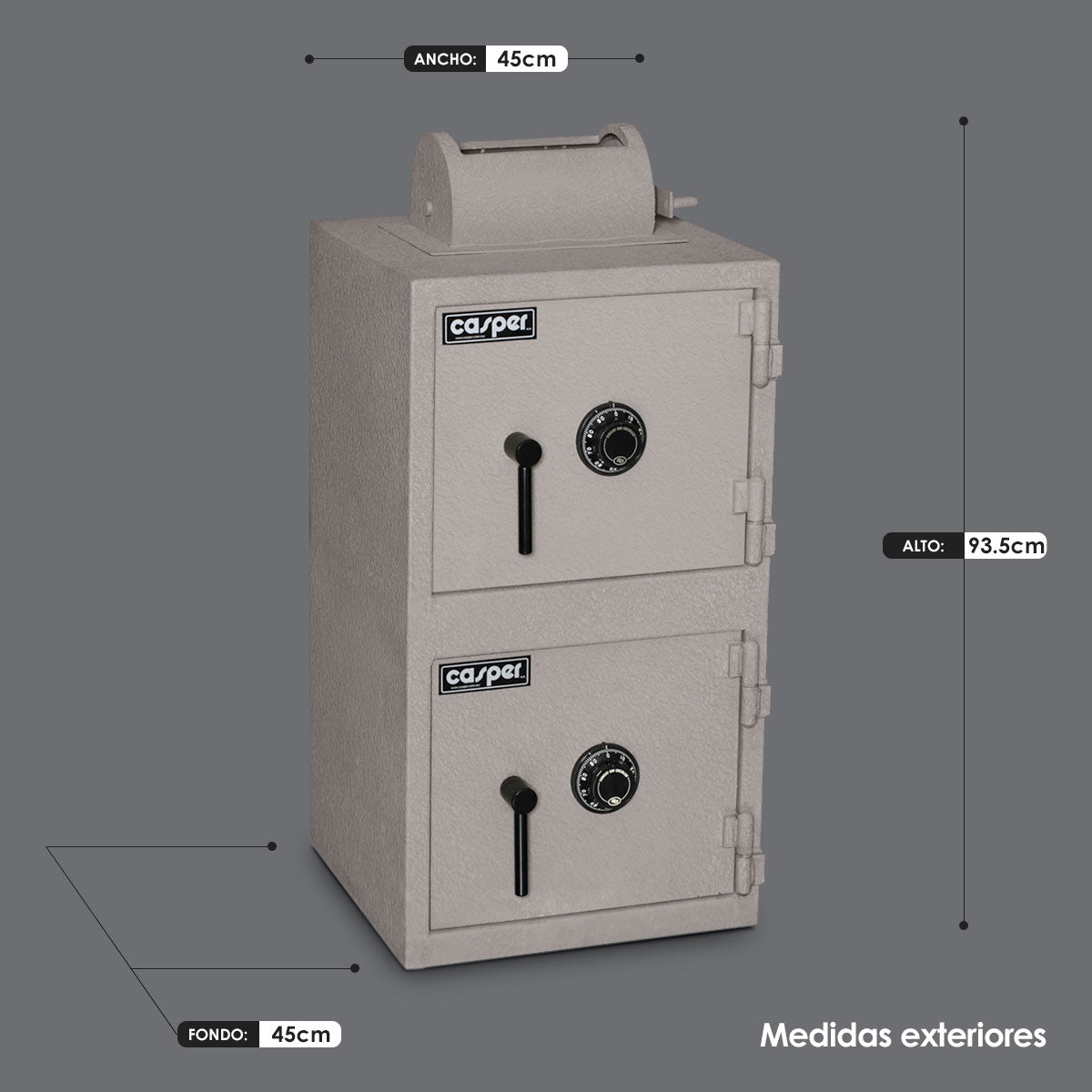 CAJA FUERTE 2 EN 1 MOD. 40-40 BM