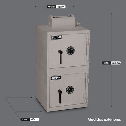 CAJA FUERTE 2 EN 1 MOD. 40-40 BM