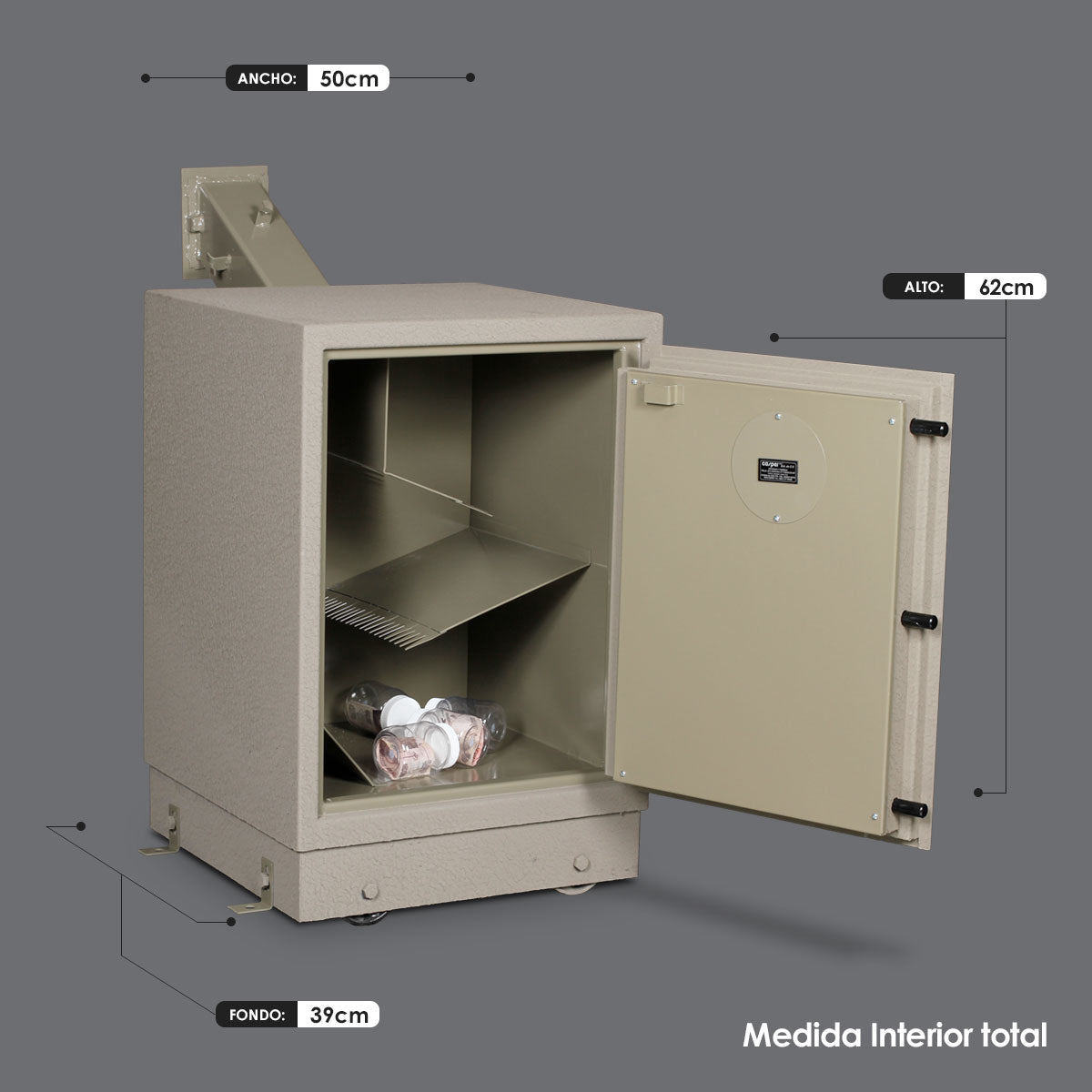 CAJA FUERTE CON BUZÓN EXTERIOR MOD. BE-82