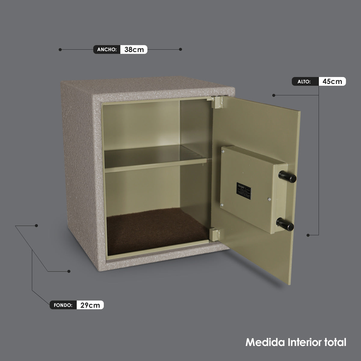 CAJA FUERTE TIPO HOTEL MODELO H46