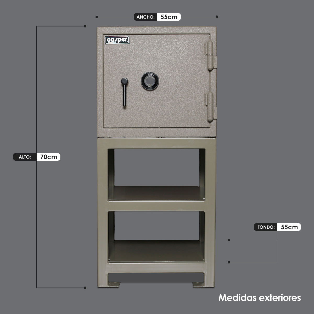 MESA PARA CAJA FUERTE MOD. 50X70X90