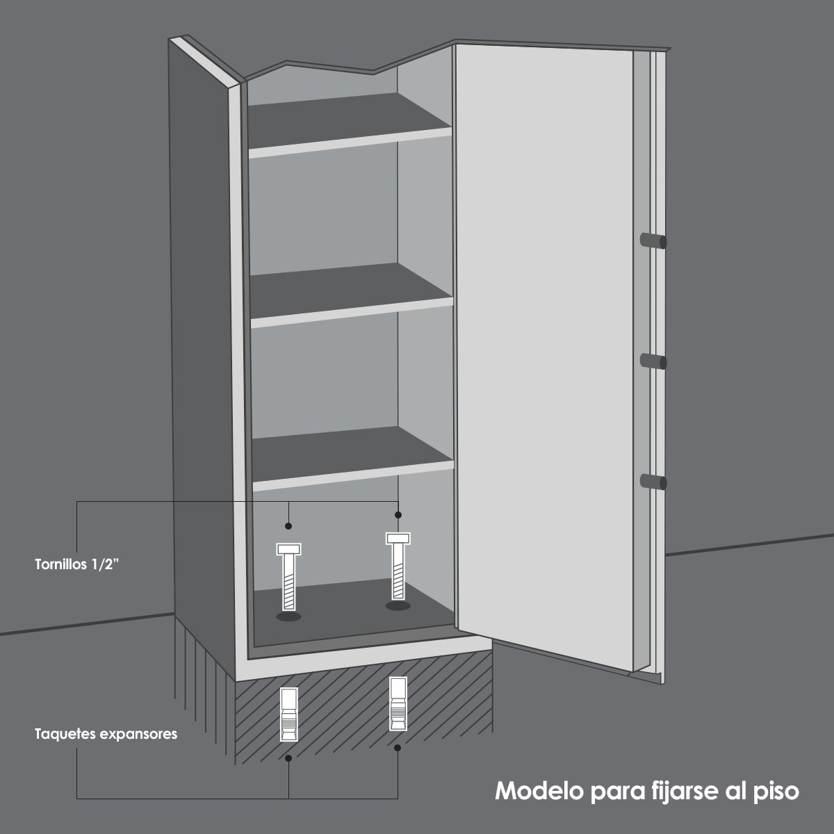 CAJA FUERTE TIPO HOTEL MODELO H80 N