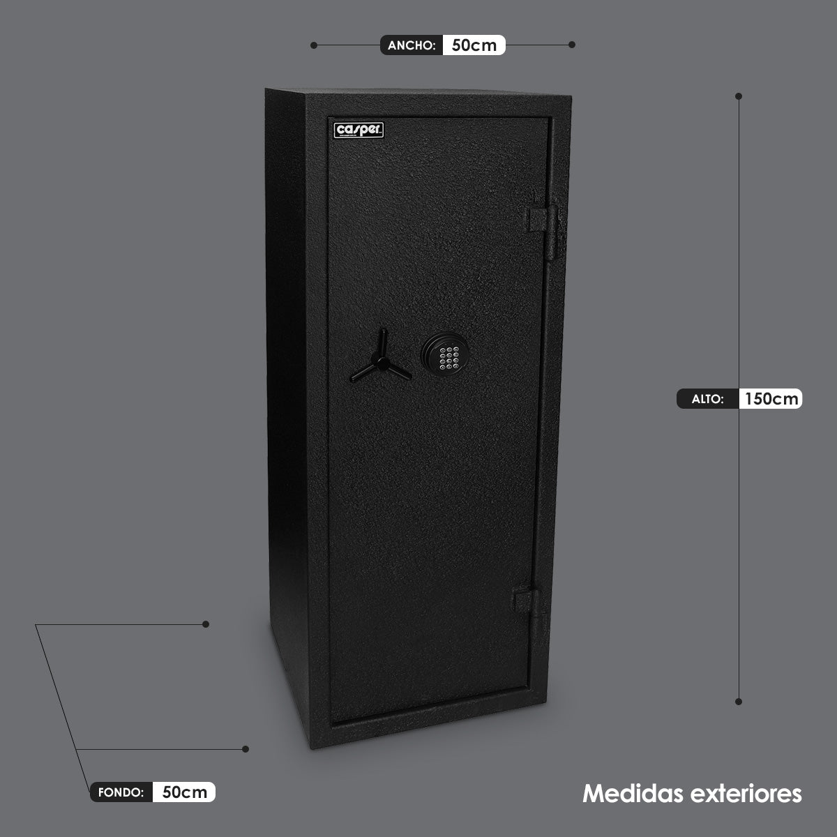 CAJA FUERTE PARA GUARDAR ARMAS MOD. GA-150 N