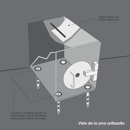 URNA ANTIASALTO NO. 2 DOBLE