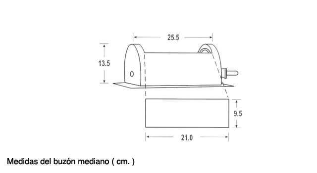 CAJA FUERTE CON BUZÓN ROTATIVO MOD. BR40X30BM