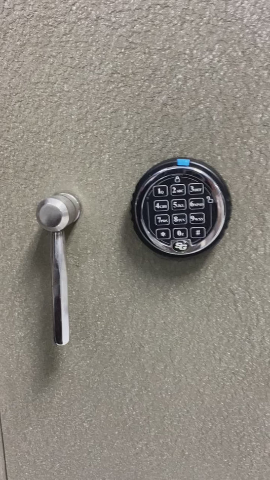 CAJA FUERTE DE PARED MOD. CAL-12 NEGRA